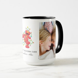 Christmas Elmo Best Grandma - Photo Mug