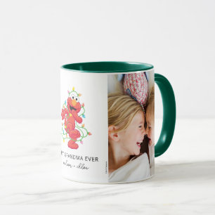 Christmas Elmo Best Grandma - Photo Mug