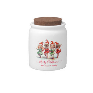 Christmas Elves 4 Photos script name Candy Jar