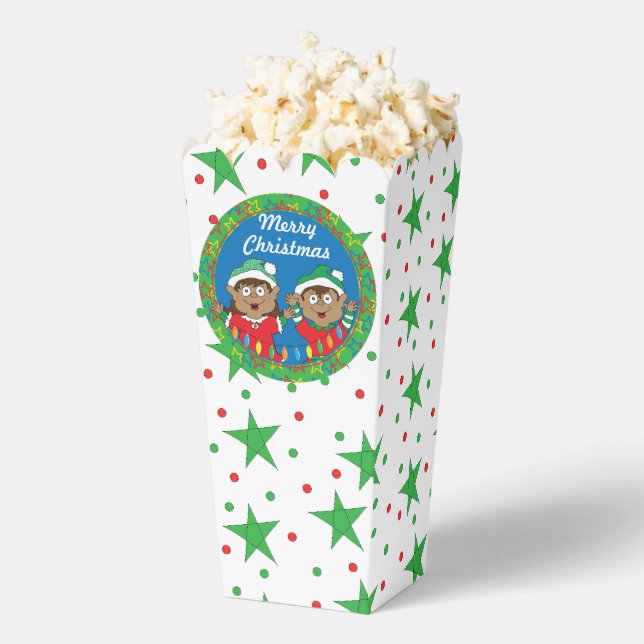 Christmas Elves Dk Favor Boxes (Popped)