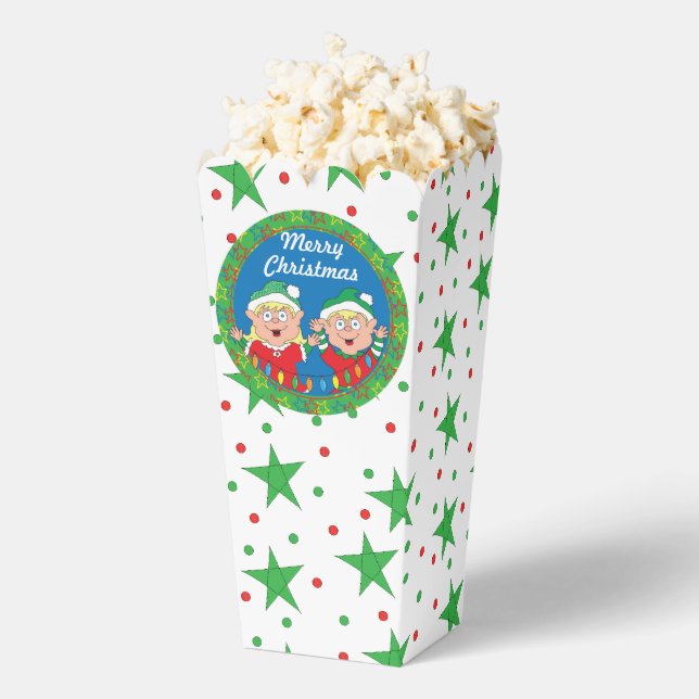 Christmas Elves Lt Favor Boxes (Popped)