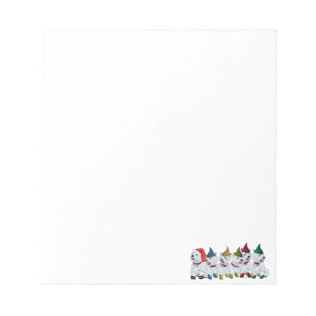 Christmas Elves Notepad (Front)