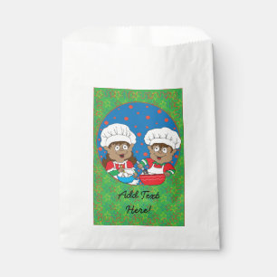 Christmas Elves of Color Favor Bag