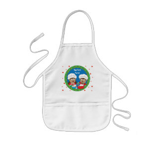 Christmas Elves of Color Kids' Apron