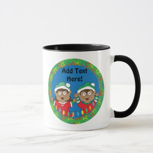 Christmas Elves of Color Mug