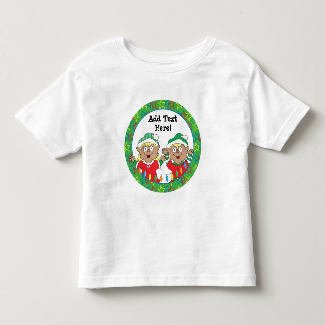 Christmas Elves of Color Toddler T-shirt (Front)