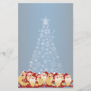 Christmas Elves Stationery
