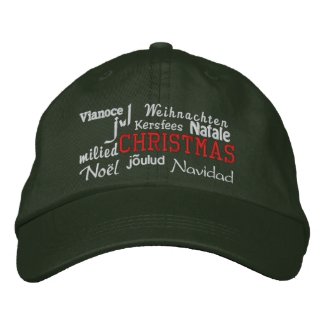 Christmas - Embroidered Hat