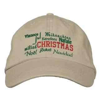 Christmas - Embroidered Hat