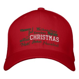 Christmas - Embroidered Hat