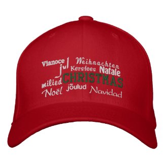 Christmas - Embroidered Hat