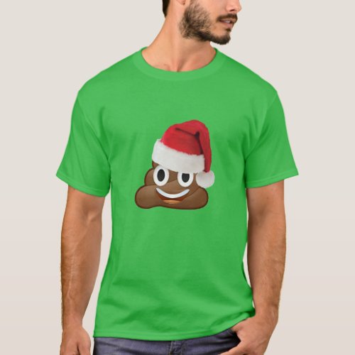 christmas emoji dump toilet funny t_shirt design