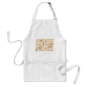 christmas emojis adult apron