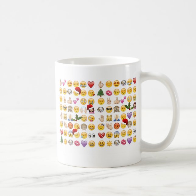 christmas emojis coffee mug (Right)