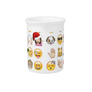 christmas emojis drink pitcher