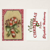Christmas Enclosure Card / Tag - SRF (Front & Back)