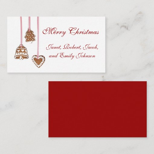 Christmas Enclosure Cards Zazzle