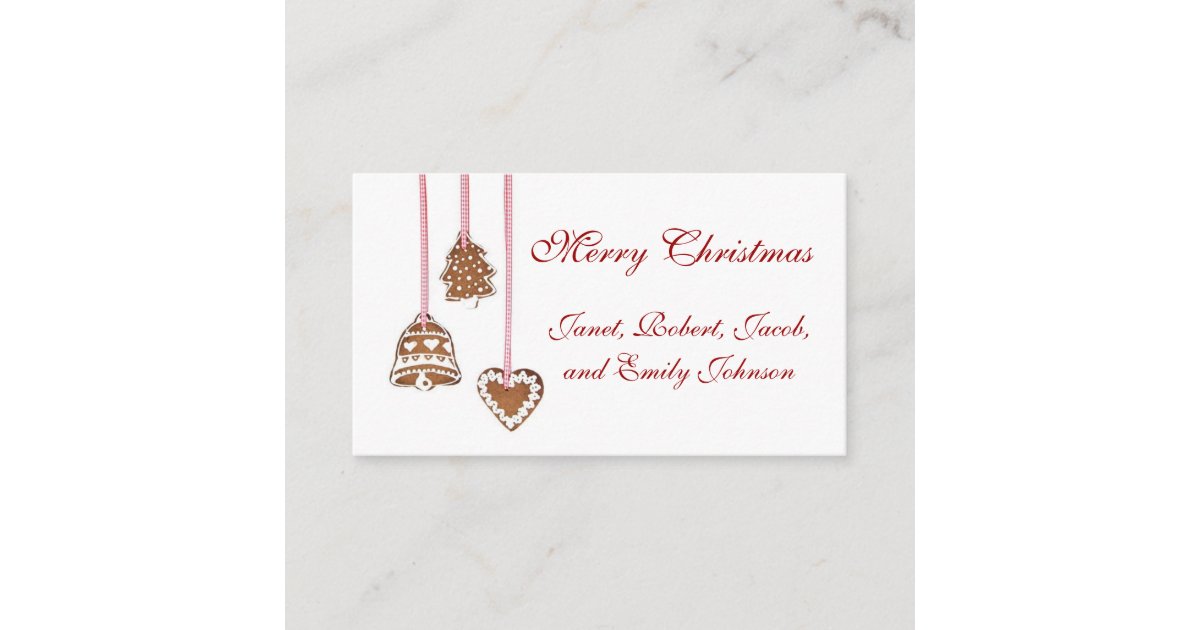 Christmas Enclosure Cards Zazzle