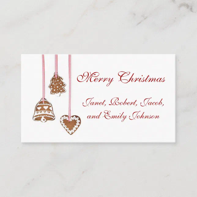Christmas Enclosure Cards Zazzle
