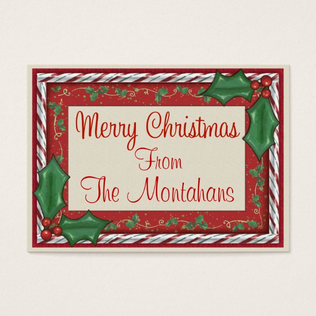 Christmas Enclosure Tag - SRF (Front)