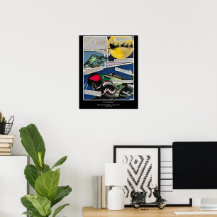 'Christmas Encounters' Painting on a Poster