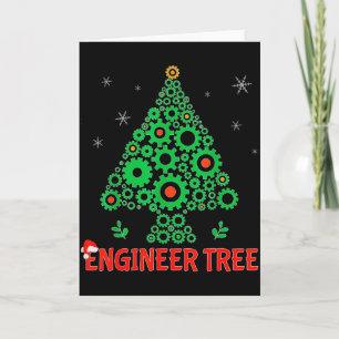 Christmas Engineer Tree _ Mechanical Engineering G Card
