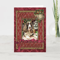 Christmas - English Springer Spaniel - Logan