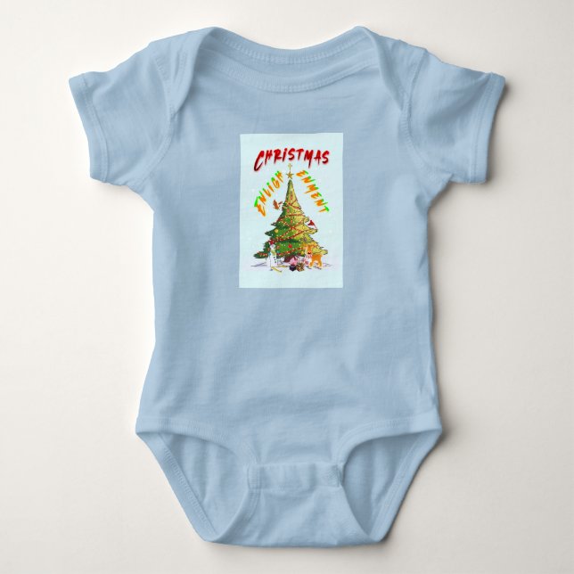 Christmas Enlightenment Baby Bodysuit (Front)