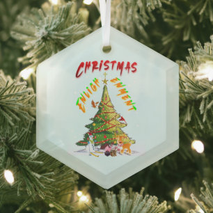 Christmas Enlightenment Glass Ornament