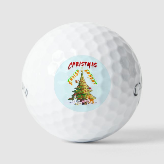 Christmas Enlightenment Golf Balls (Front)