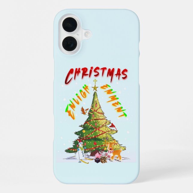 Christmas Enlightenment iPhone Case (Back)