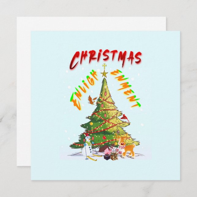 Christmas Enlightenment Note Card (Front/Back)