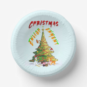 Christmas Enlightenment Paper Bowls