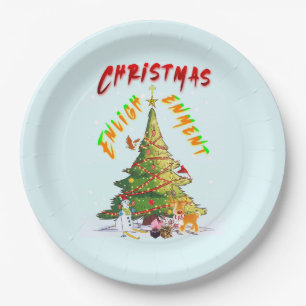 Christmas Enlightenment Paper Plates