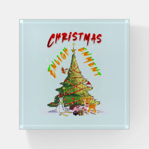 Christmas Enlightenment Paperweight