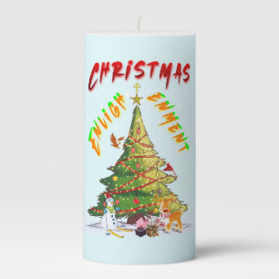 Christmas Enlightenment Pillar Candle