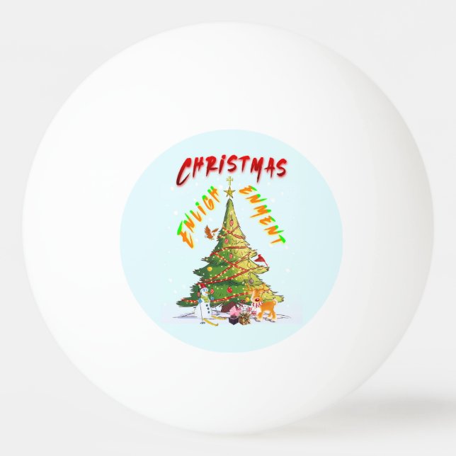 Christmas Enlightenment Ping Pong Ball (Front)