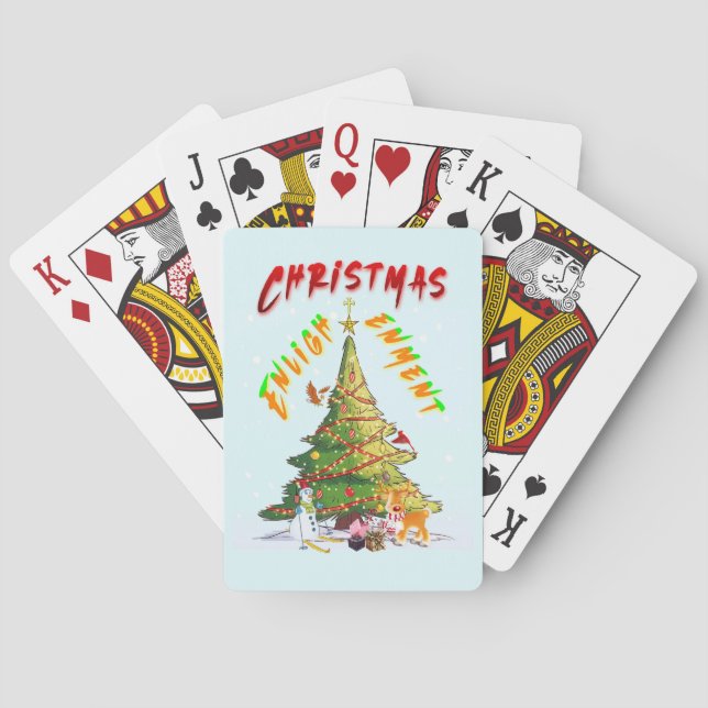 Christmas Enlightenment Poker Cards (Back)
