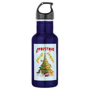 Christmas Enlightenment Stainless Steel Water Bottle
