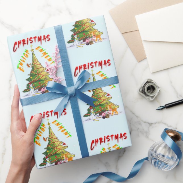 Christmas Enlightenment Wrapping Paper (Gifting)