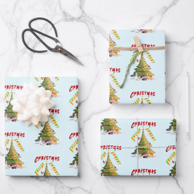 Christmas Enlightenment Wrapping Paper Sheets (Front)