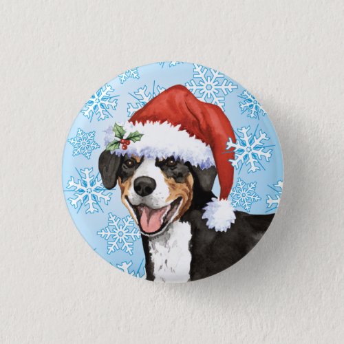 Christmas Entlebucher Button