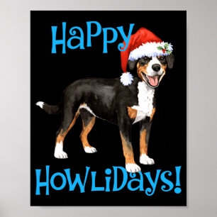 Christmas Entlebucher Poster