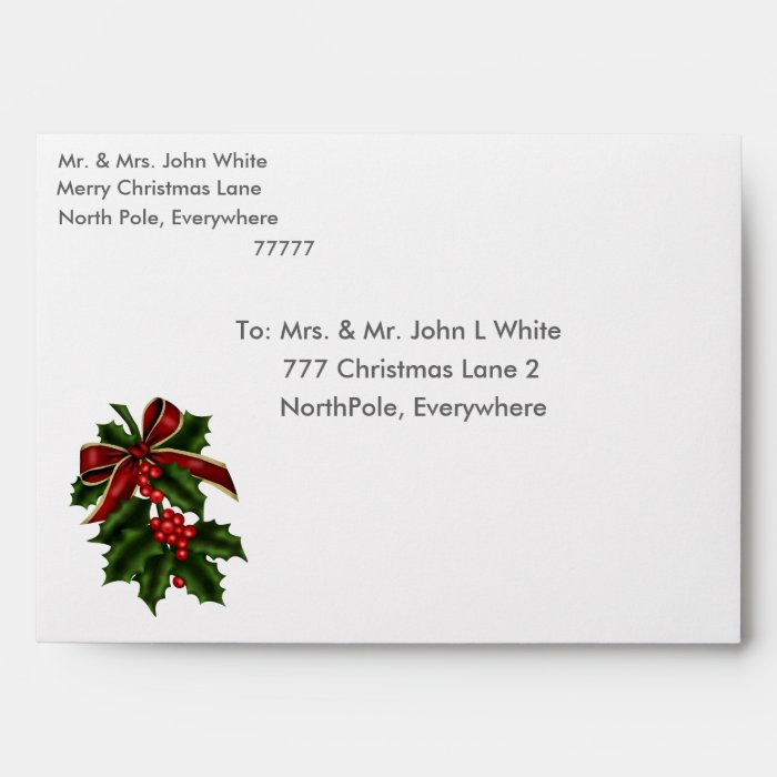 Christmas Envelope