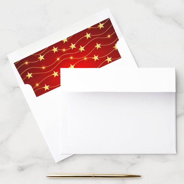 Christmas Envelope Liner (Desk)