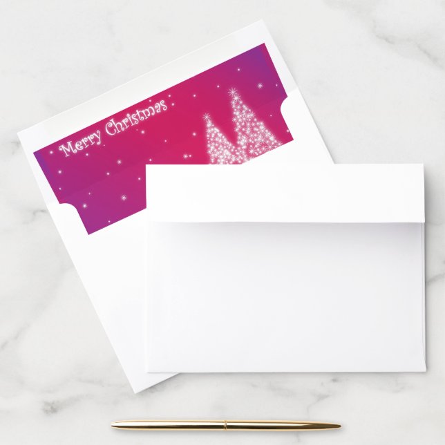 Christmas Envelope Liner (Desk)