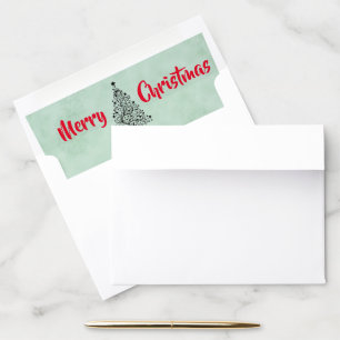 Christmas Envelope Liner