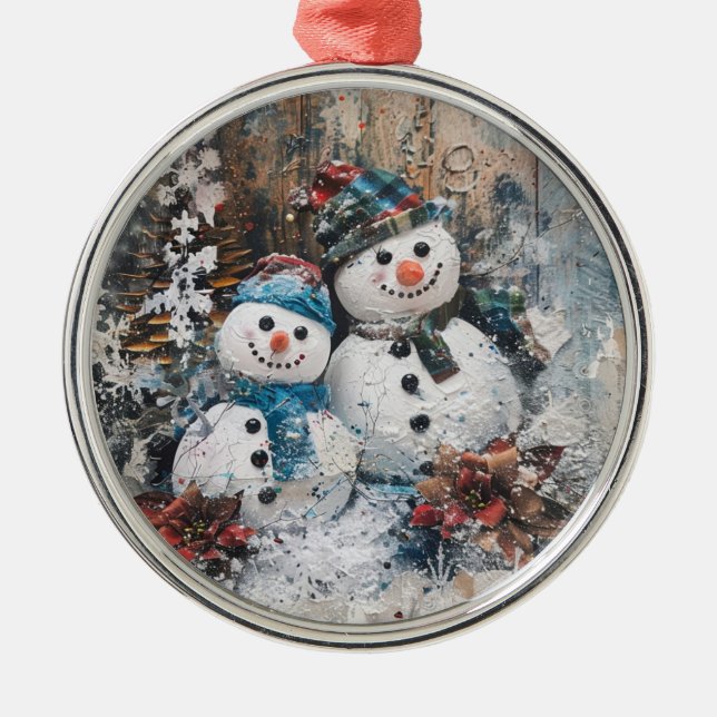 Christmas Ephemera Ornament (Front)