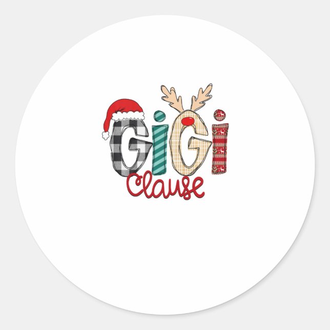 Christmas ER Nurse Shirt Women Emergency Departmen Classic Round Sticker (Front)