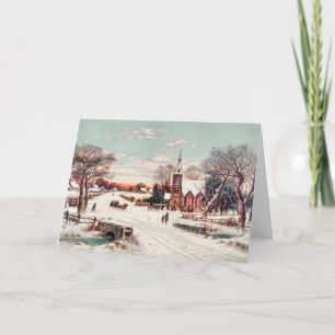 Christmas Eve by Hoover & Son Painting Holiday Card